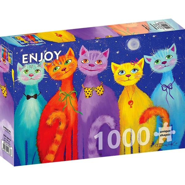Puzzle 1000: Smiling Cats