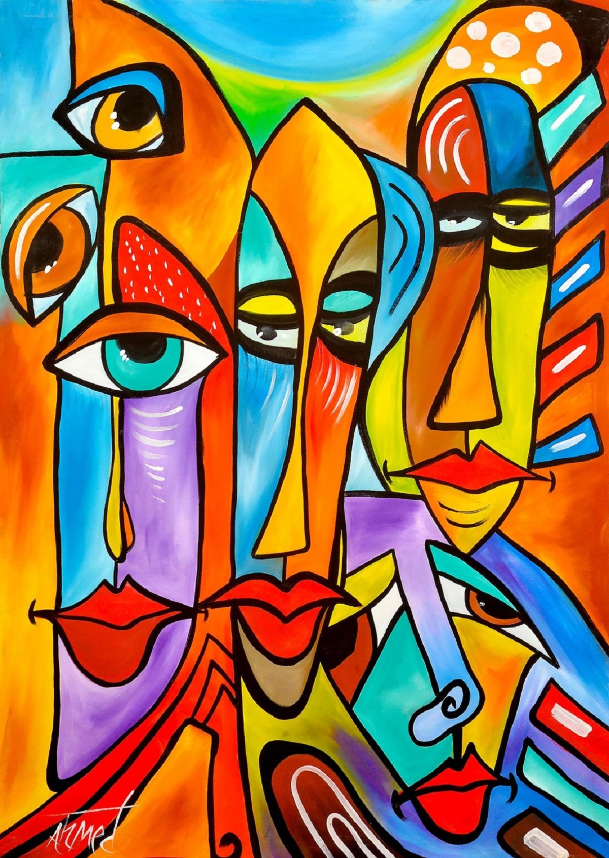 Puzzle 1000: Bico Faces
