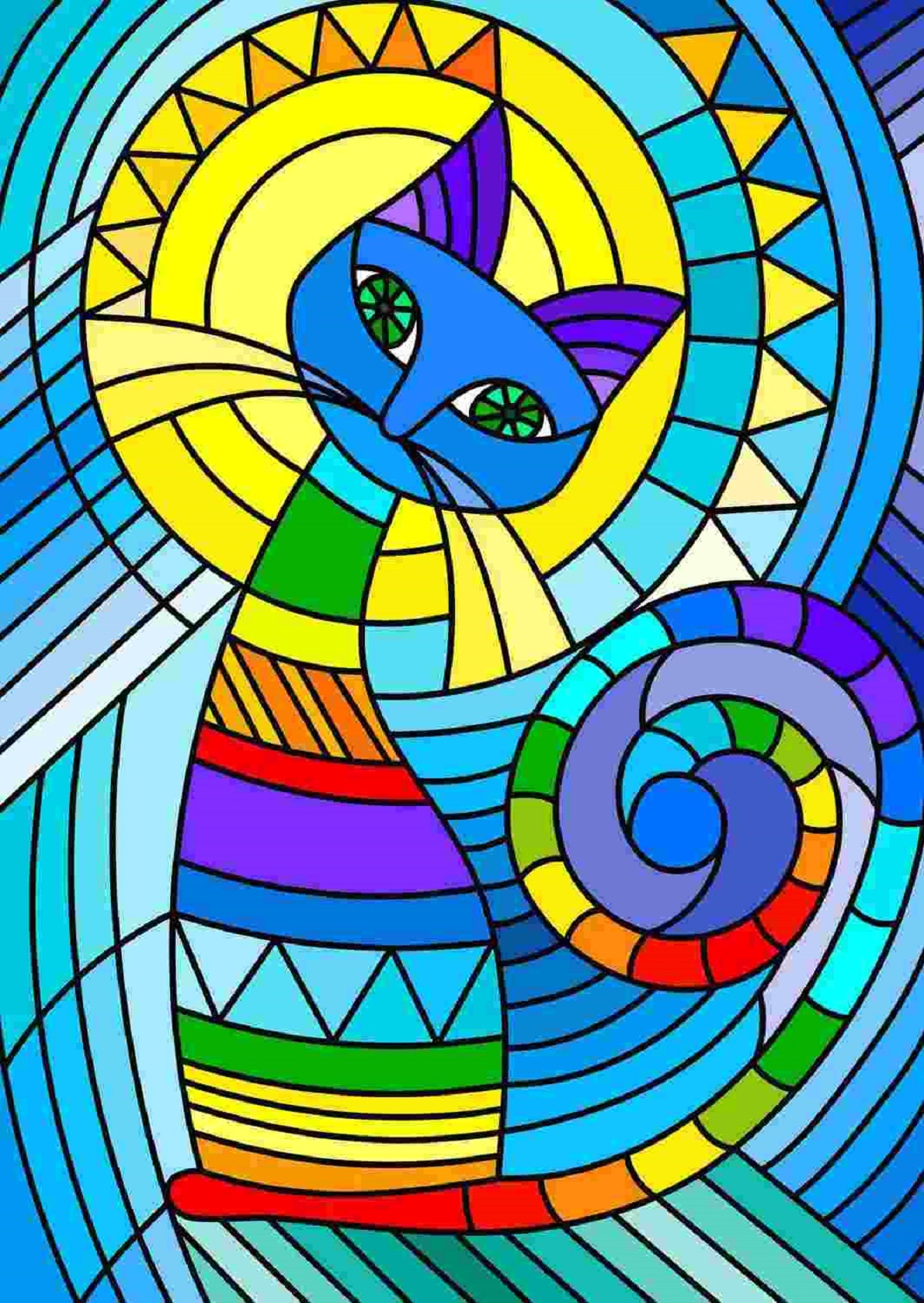 Puzzle 1000: Ornamental Cat