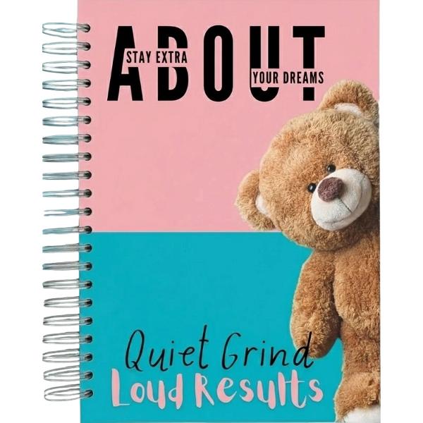 Caiet dictando A4 universal cu spirala: Stay extra