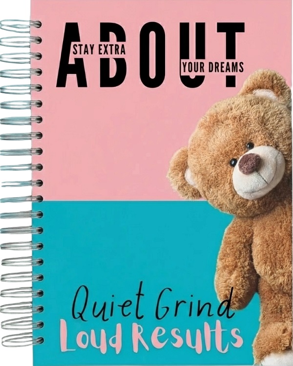 Caiet dictando A4 universal cu spirala: Stay extra