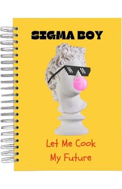 Imaginea produsului 'Caiet dictando A4 universal cu spirală: Sigma boy'