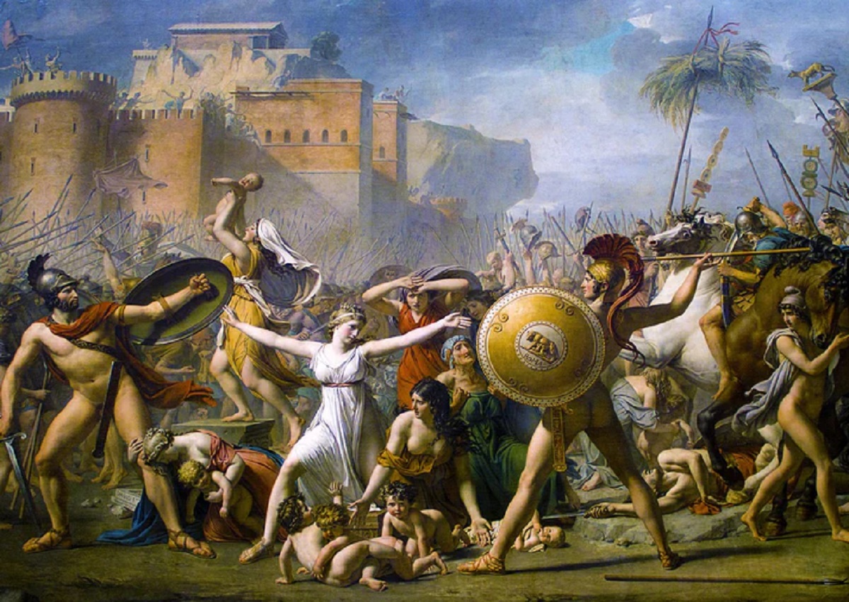 Puzzle 1000: The Intervention of the Sabine Women. Jacques-Louis David