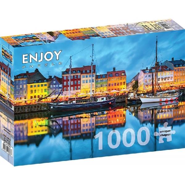 Puzzle 1000: Copenhagen Old Harbor