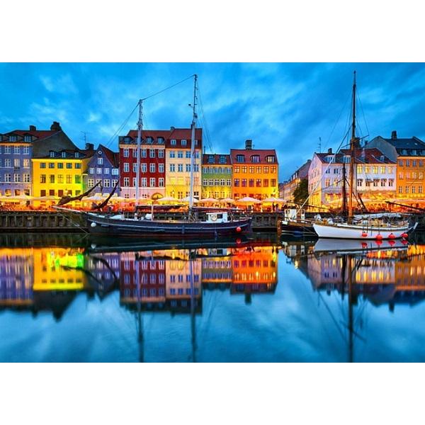 Puzzle 1000: Copenhagen Old Harbor