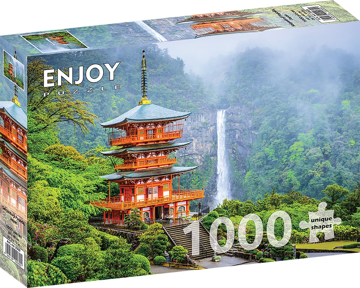 Puzzle 1000: Seiganto-ji Pagoda. Japan
