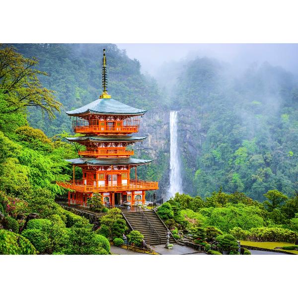 Puzzle 1000: Seiganto-ji Pagoda. Japan