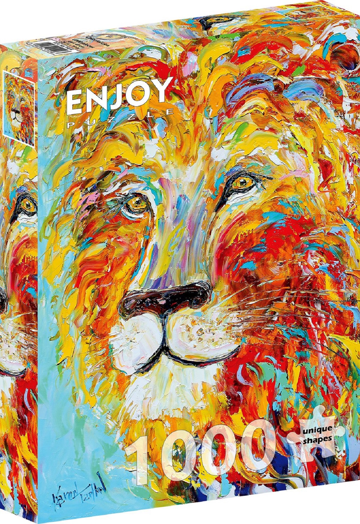 Puzzle 1000: Colorful Lion