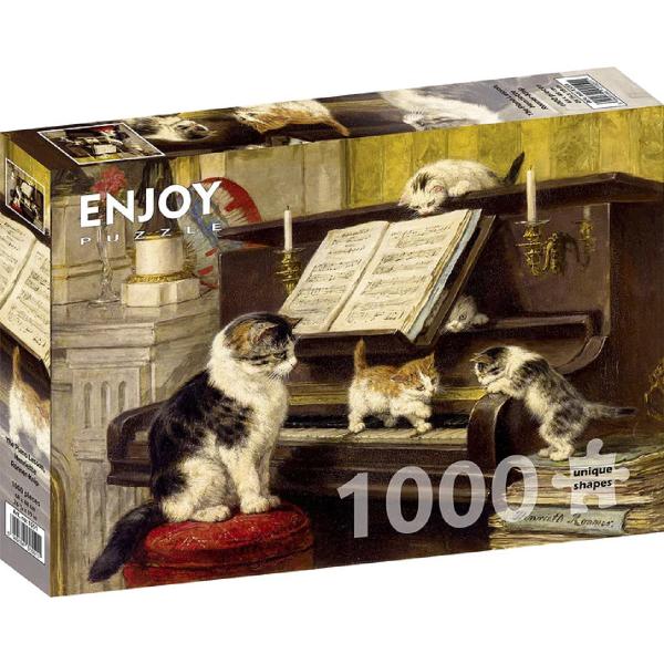 Puzzle 1000: The Piano Lesson. Henriette Ronner-Knip