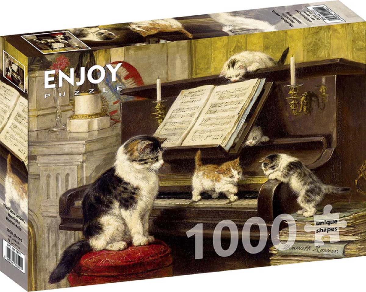 Puzzle 1000: The Piano Lesson. Henriette Ronner-Knip