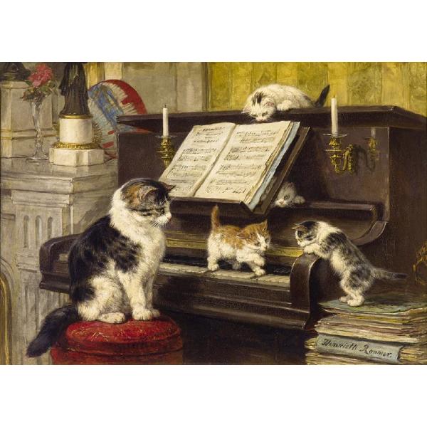 Puzzle 1000: The Piano Lesson. Henriette Ronner-Knip