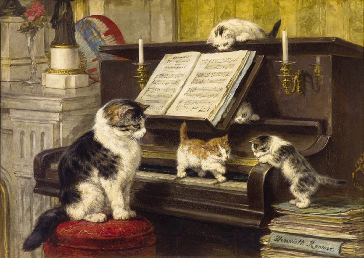 Puzzle 1000: The Piano Lesson. Henriette Ronner-Knip