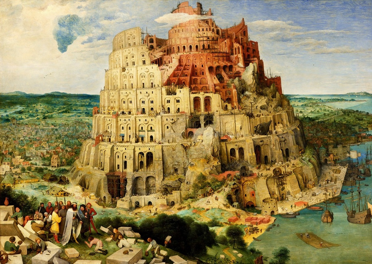 Puzzle 1000: The Tower of Babel. Pieter Bruegel