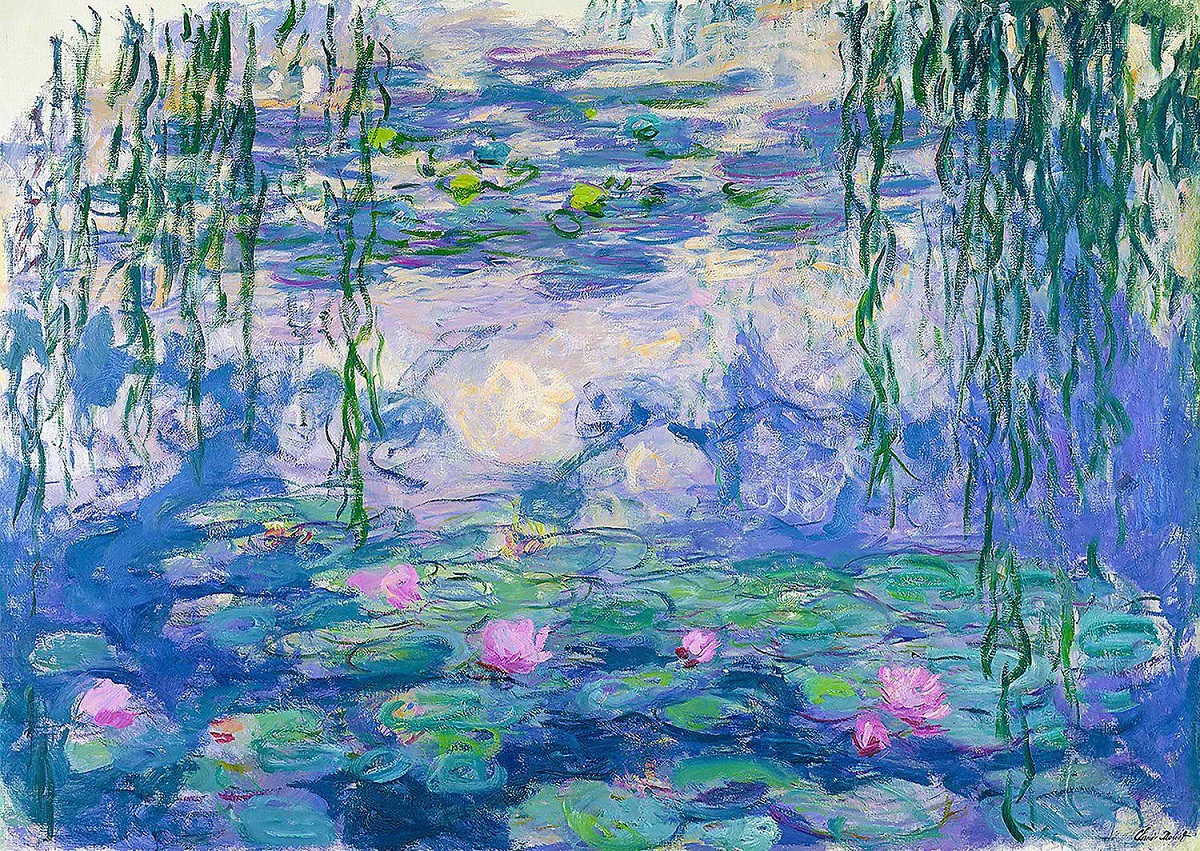 Puzzle 1000: Nympheas (Water Lilies). Claude Monet