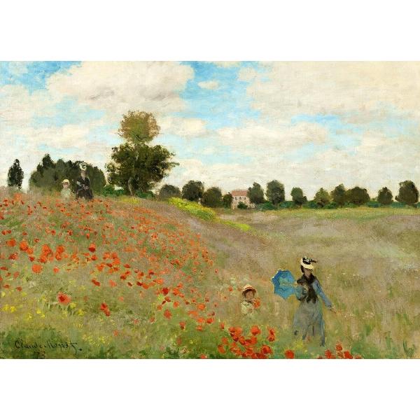 Puzzle 1000: Poppy Field. Claude Monet