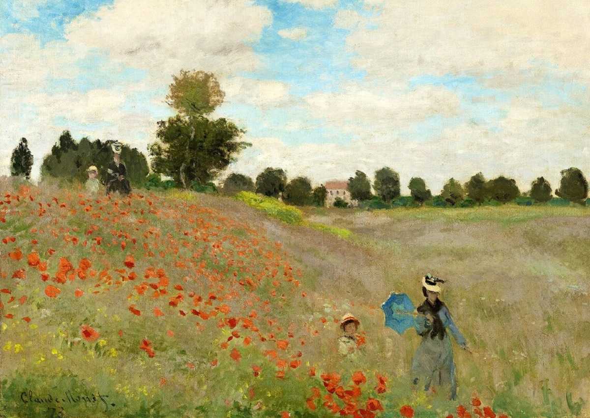 Puzzle 1000: Poppy Field. Claude Monet
