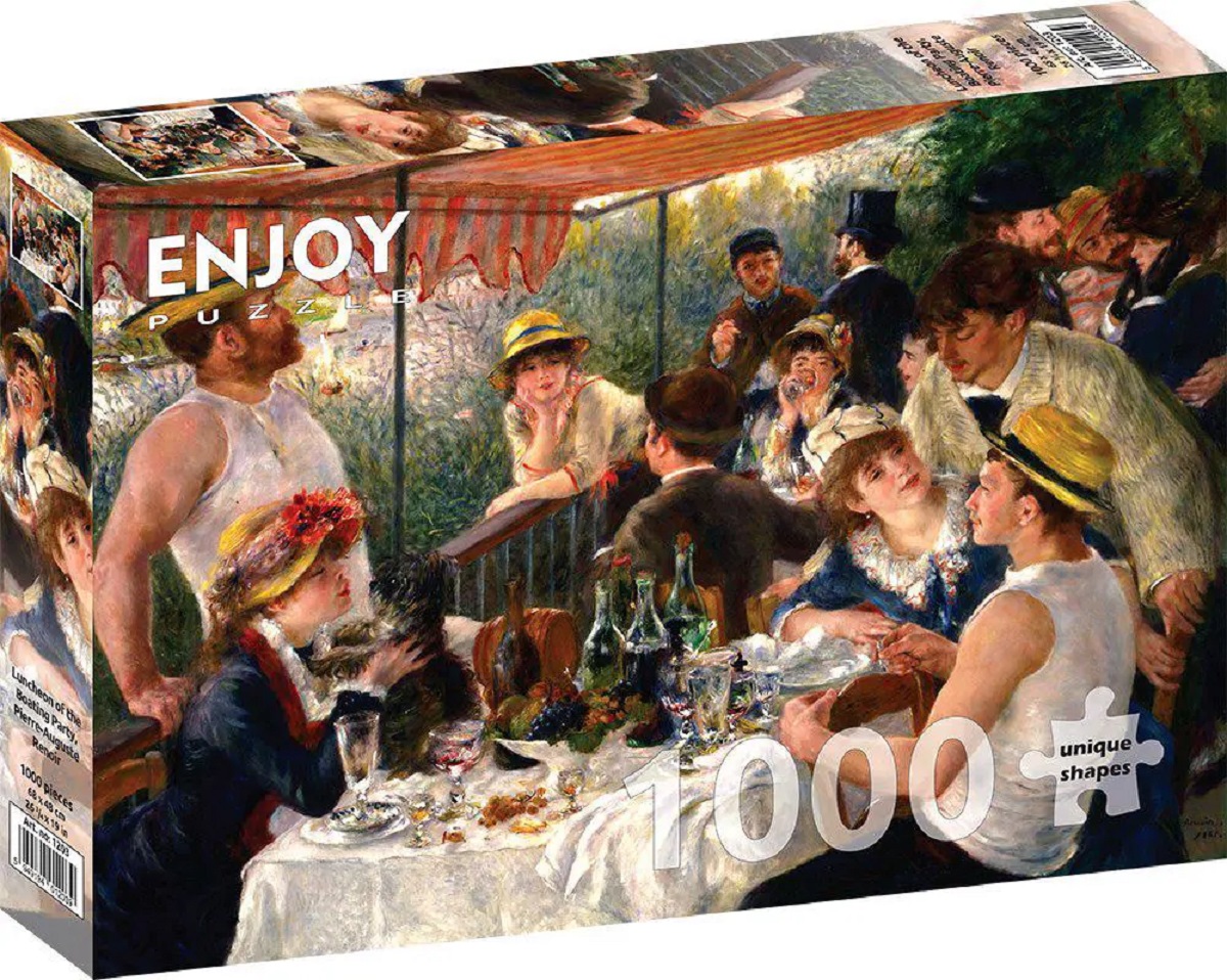 Puzzle 1000: Luncheon of the Boating Party. Pierre-Auguste Renoir