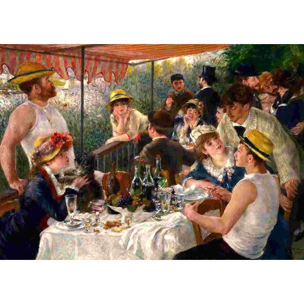 Puzzle 1000: Luncheon of the Boating Party. Pierre-Auguste Renoir