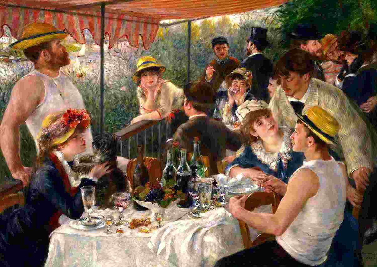 Puzzle 1000: Luncheon of the Boating Party. Pierre-Auguste Renoir