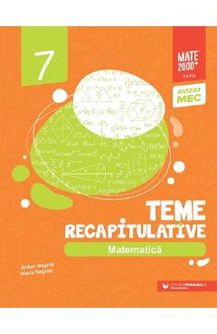 Poza produsului Matematica - Clasa 7 - Teme recapitulative - Anton Negrila, Maria Negrila