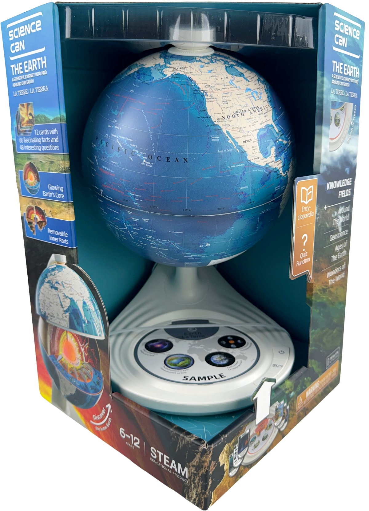 The Earth. Glob pamantesc interactiv