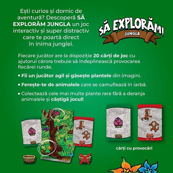 Joc de societate: Sa exploram jungla