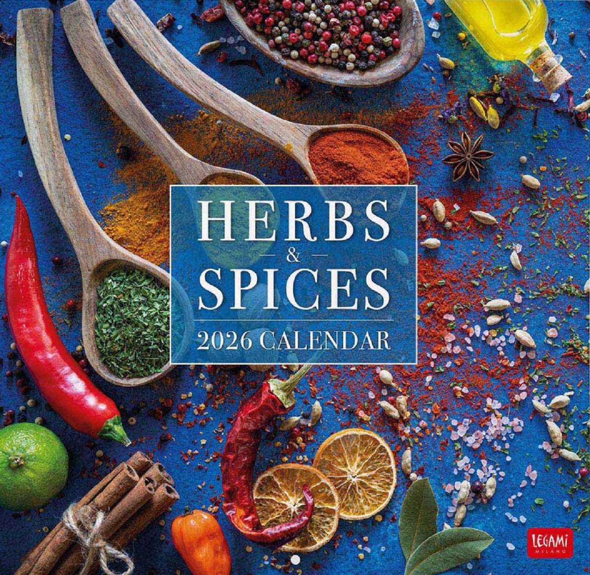 Calendar de perete 2026: Herbs and Spices
