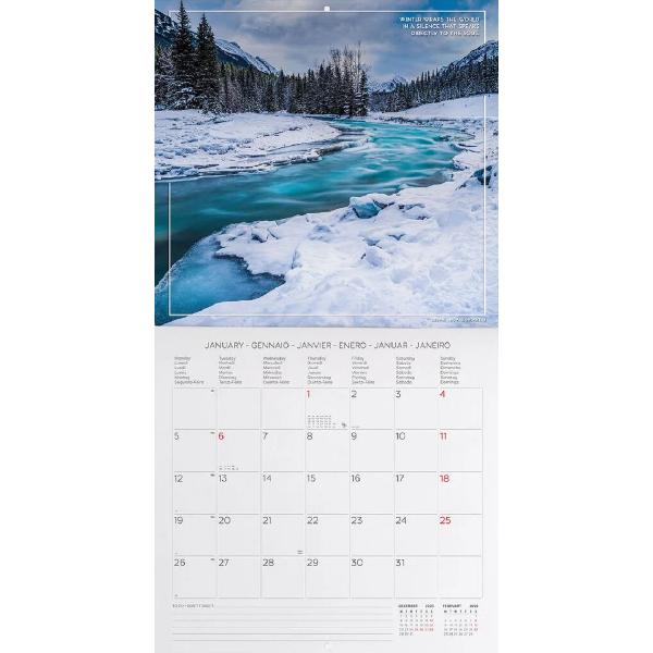 Calendar de perete 2026: Four Seasons