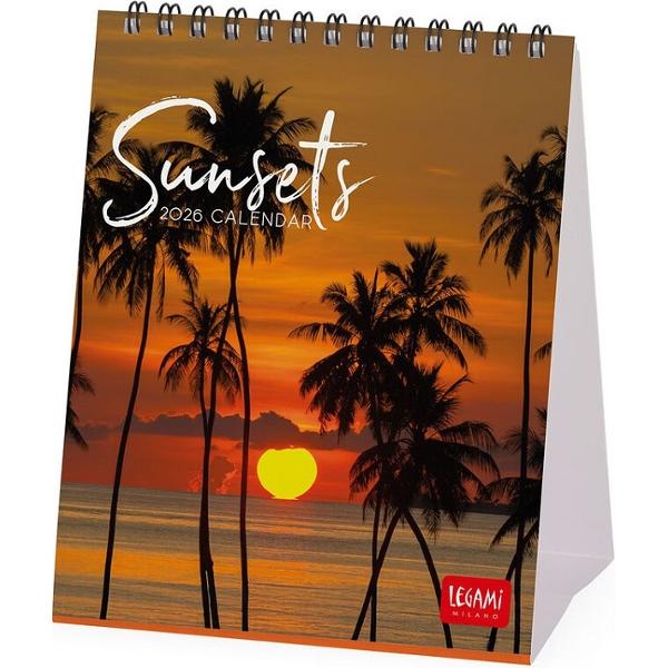 Calendar de birou 2026: Sunsets