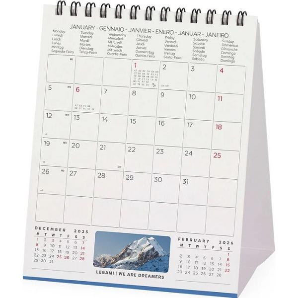 Calendar de birou 2026: Mountains