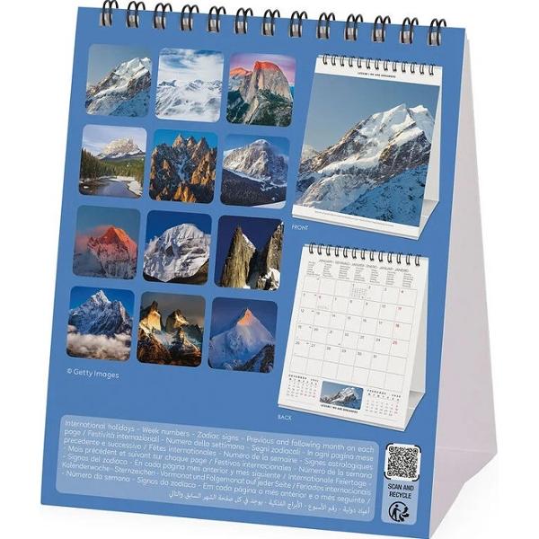 Calendar de birou 2026: Mountains