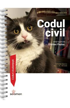 Poza produsului Codul civil Act. 20 septembrie 2025 Ed. Spiralata - Cristian Paziuc