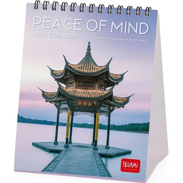 Calendar de birou 2026: Peace of Mind