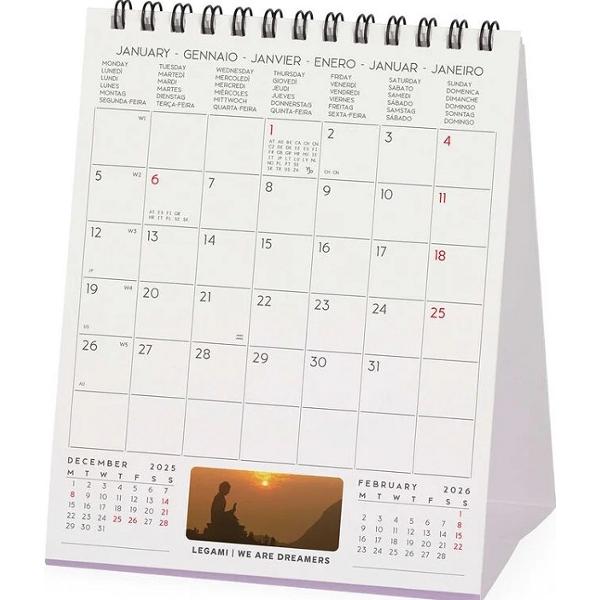 Calendar de birou 2026: Peace of Mind