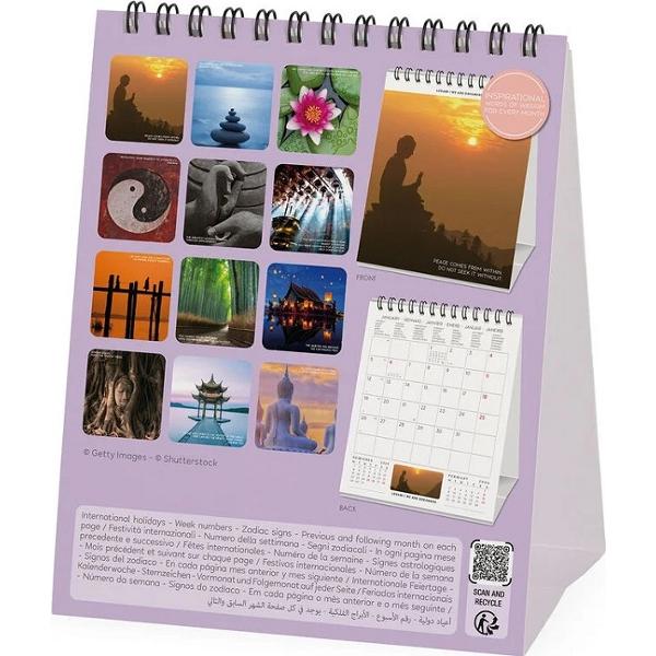 Calendar de birou 2026: Peace of Mind