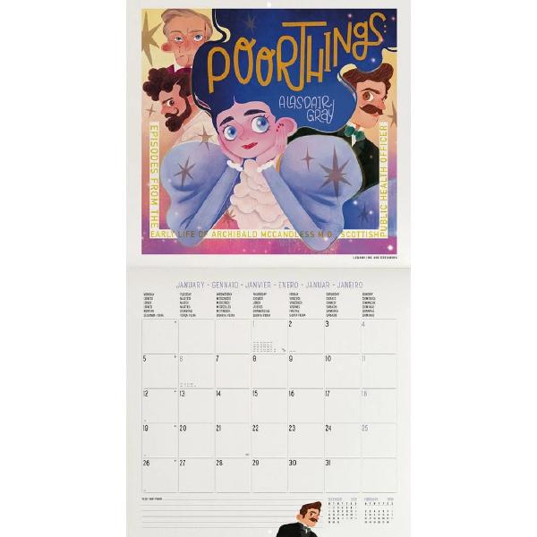 Calendar de perete 2026: The Book Lovers