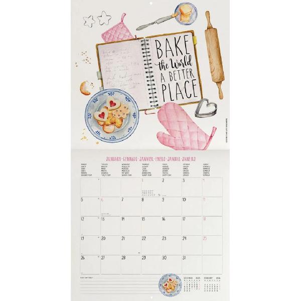 Calendar de perete 2026: Never Stop Dreaming