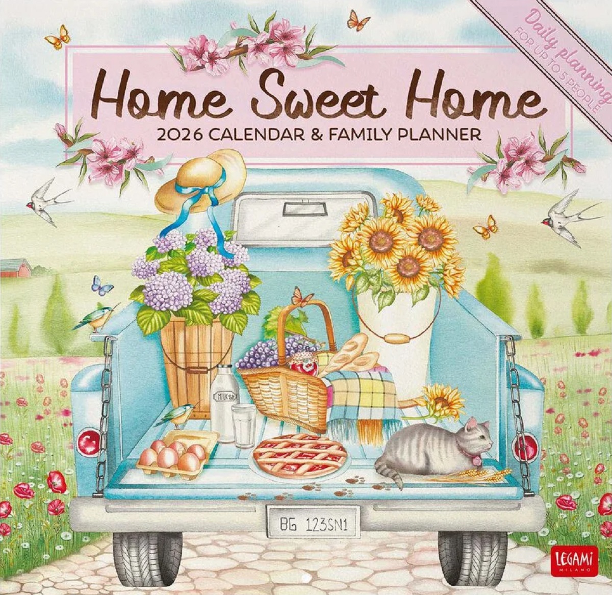 Calendar de perete 2026: Home Sweet Home