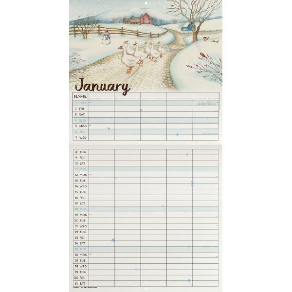Calendar de perete 2026: Home Sweet Home