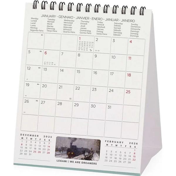 Calendar de birou 2026: Claude Monet