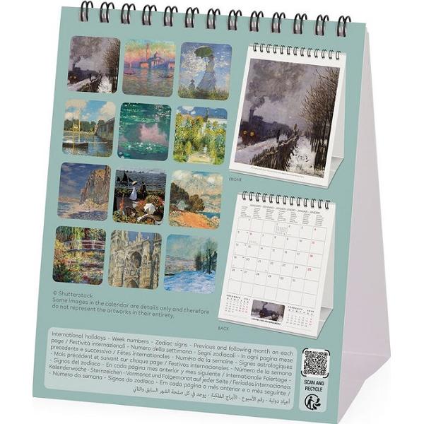 Calendar de birou 2026: Claude Monet