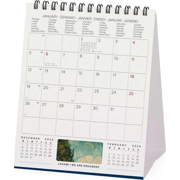 Calendar de birou 2026: Vincent van Gogh