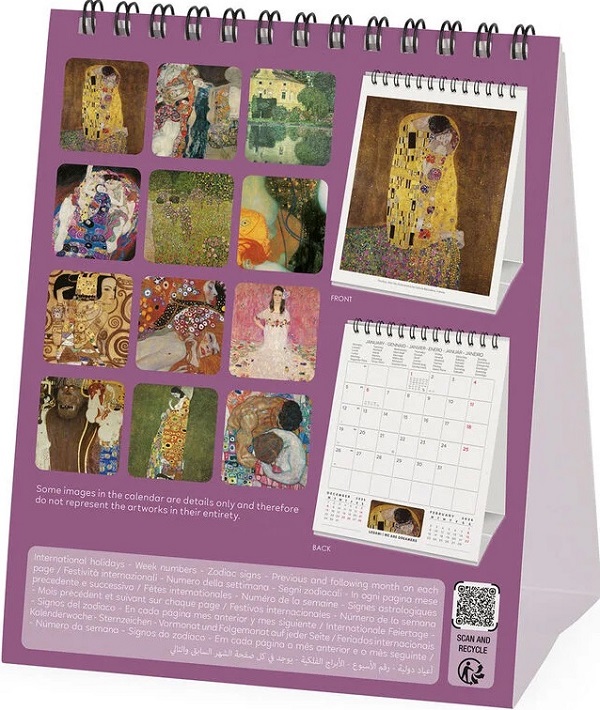 Calendar de birou 2026: Gustav Klimt