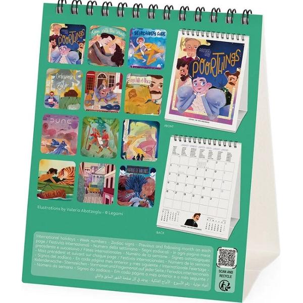 Calendar de birou 2026: The Book Lovers