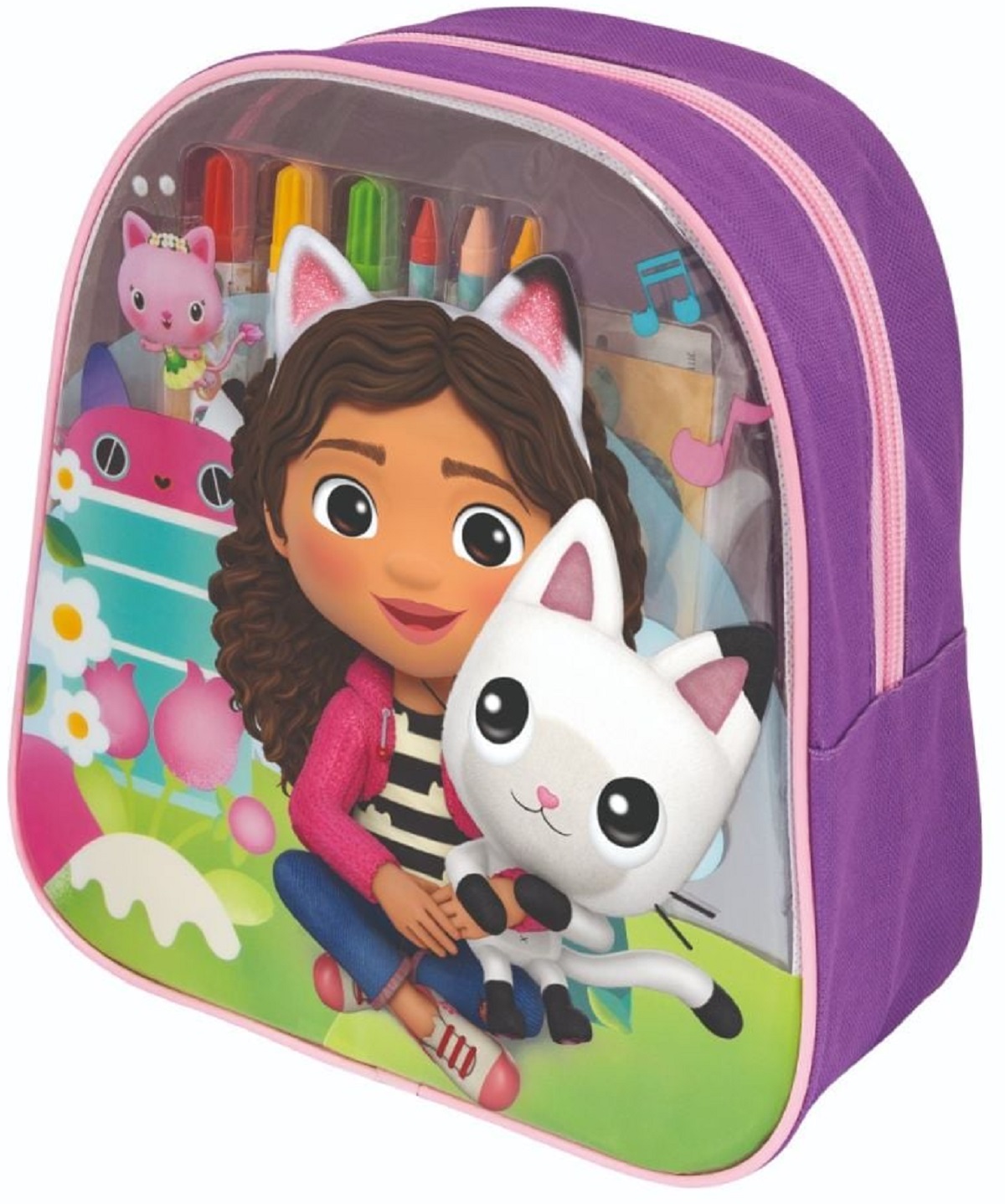 Set desen in ghiozdan. Gabbys Dollhouse