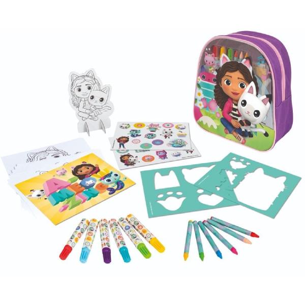 Set desen in ghiozdan. Gabbys Dollhouse