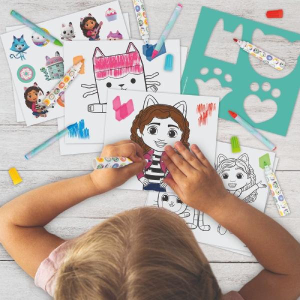 Set desen in ghiozdan. Gabbys Dollhouse