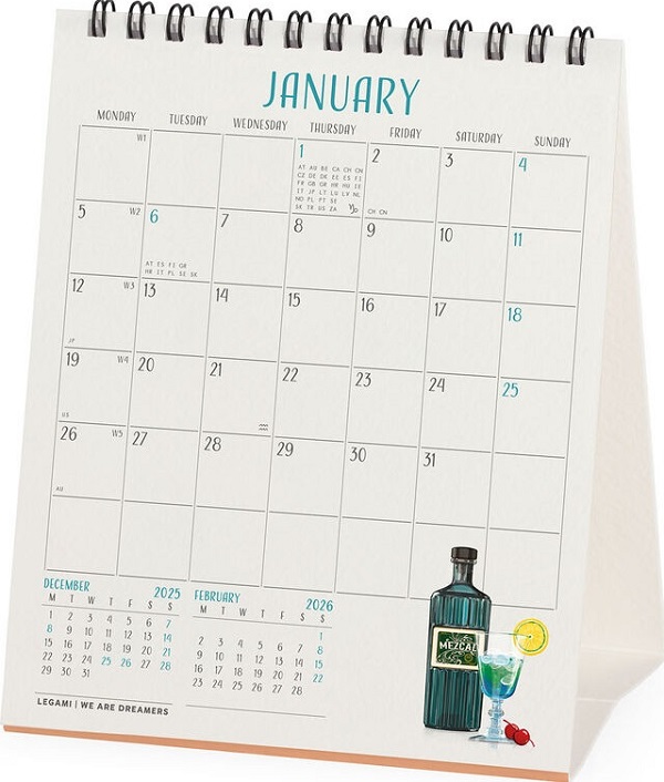 Calendar de birou 2026: Cheers