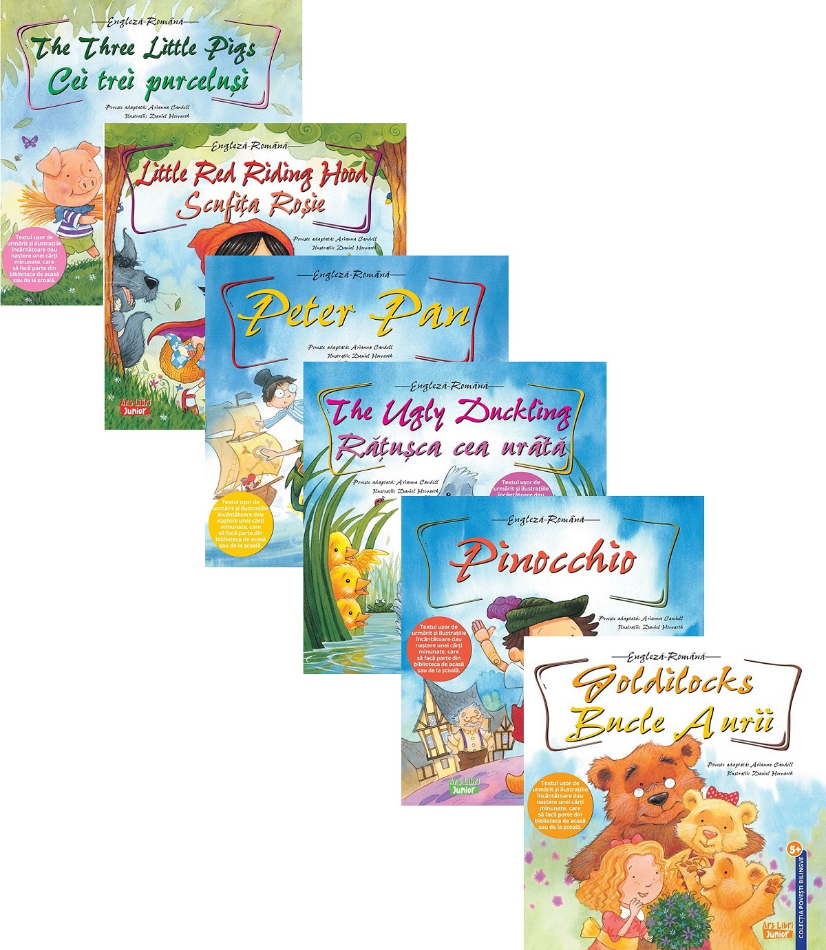 Pachet 6 carti: Povesti bilingve - Arianna Candell