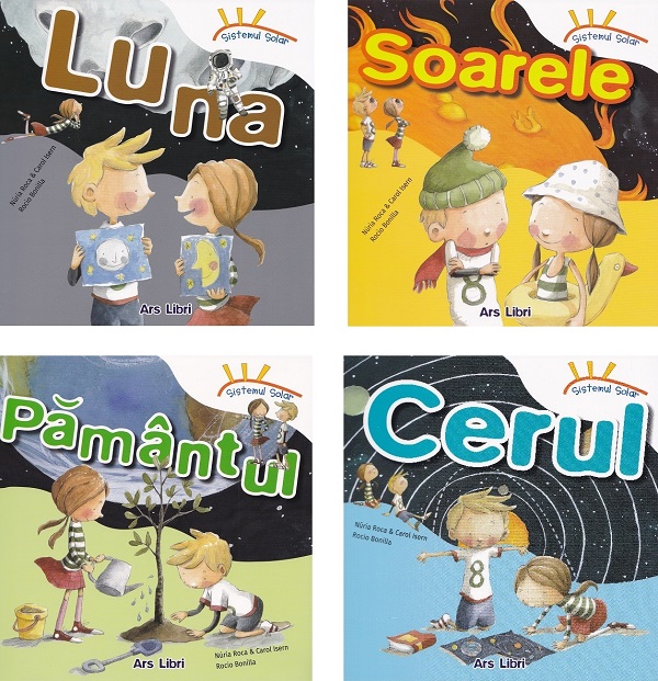 Pachet 4 carti: Sistemul solar